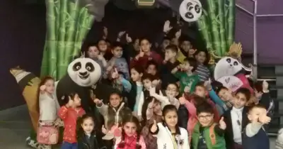 Գրադարանի  փոքրիկները դիտեցին  «Kung Fu Panda» ժապաւէնը